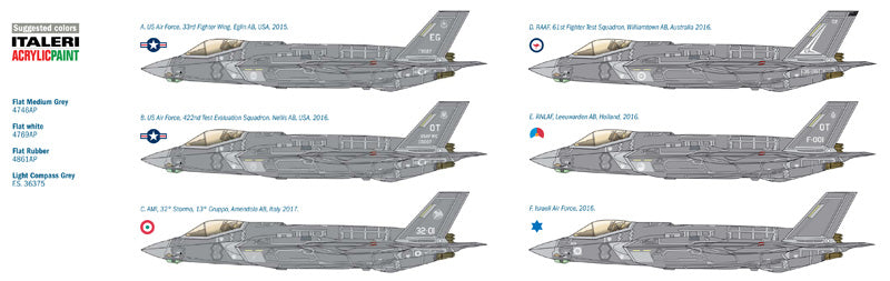 Italeri 2506 Beaker 1: 32 Scale Lockheed F 35 Lighting II Aircraft