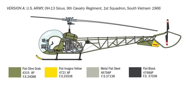 Italeri 2820 Bell OH-13 Sioux
