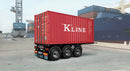 Italeri 3887S 1/24 20 Foot Container Trailer