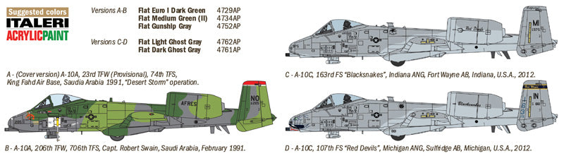 A-10 A/C THUNDERBOLT II "GULF WAR"