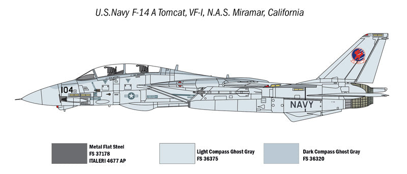 USN FIGHTER WEAPONS SCHOOL F-14A VS A-4F
