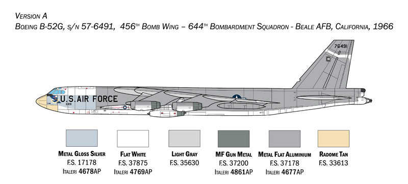 B-52G EARLY W/HOUND DOG MISSILES