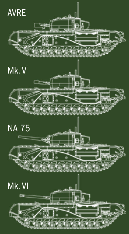 CHURCHILL MK.III/IV /AVRE/NA75/MK.VI