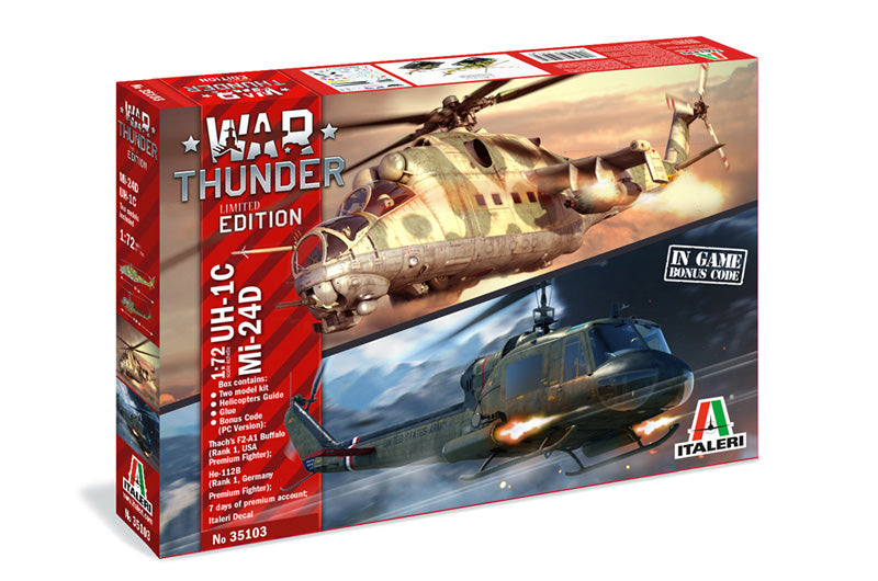 WAR THUNDER: MIL MI-24D/UH-1C