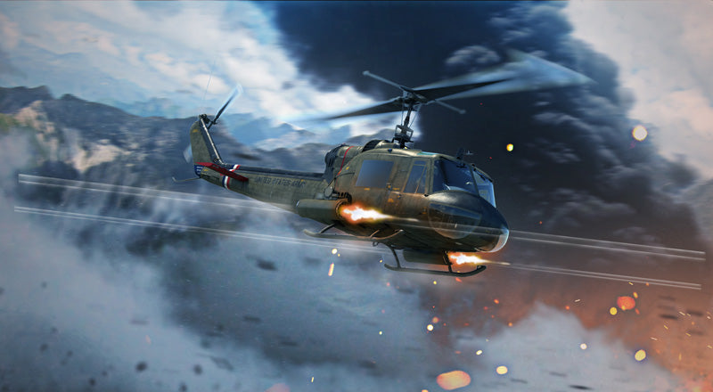 WAR THUNDER: MIL MI-24D/UH-1C