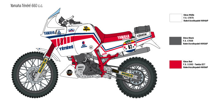 YAMAHA TENERE 660cc PARIS-DAKAR VERSION