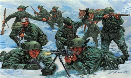 WW2 ITALIAN MOUNT. TROOPS ALPINI