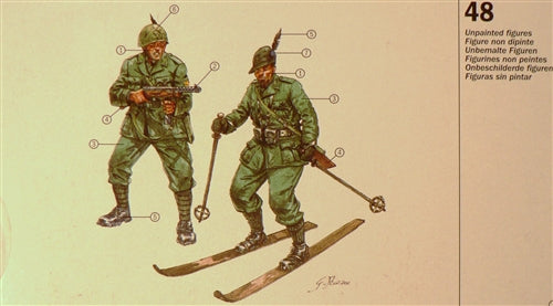 WW2 ITALIAN MOUNT. TROOPS ALPINI
