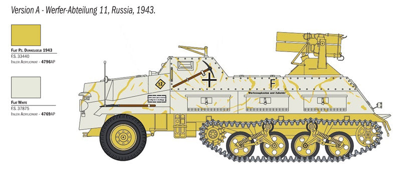 15cm PANZERWERFER 42 AUF SD.KFZ. 4/1
