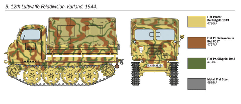 STEYR RSO/01 WITH GERMAN SOLDIERS