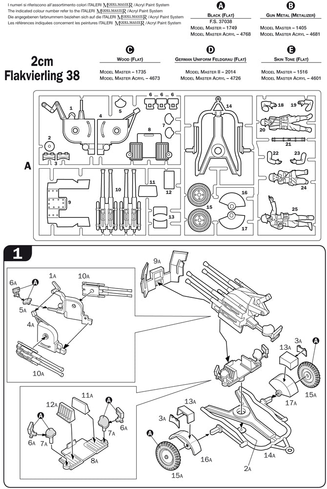 GERMAN GUNS SET: PAK35-PAK40-FLAK38