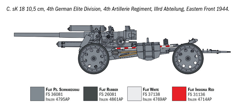 15CM FIELD HOWITZER/10.5CM FIELD GUN