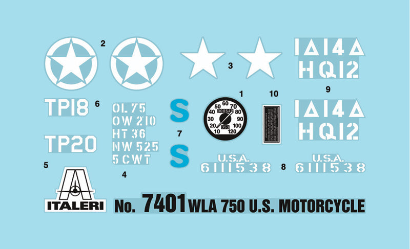 US ARMY WW II MOTORCYCLE