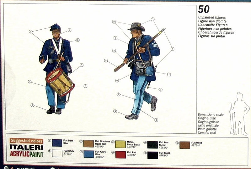Italeri 6177 Union Infantry (Amer.Civil War)
