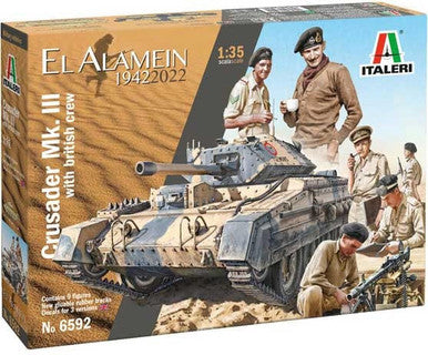 1/35 Italeri Crusader Mk. III with British Tank Crew - El Alamein 80th Anniv