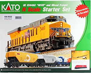 Kato USA, Inc. N ES44AC Freight Train Set, CPR, KAT1060022