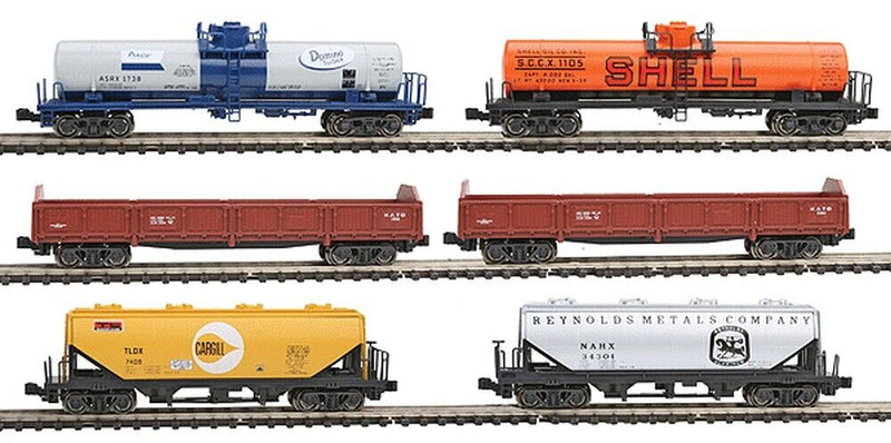 N Mixed Freight Train Set