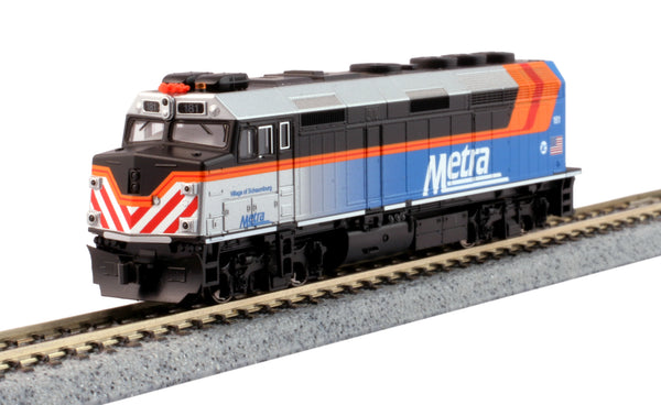 EMD F40PH #181 Chicago Metra New Paint Version Village of Schaumburg