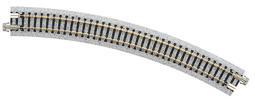 Kato USA Model Train Products Unitrack, 381mm (15") Radius 30-Degree Curve Track (4-Piece)