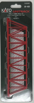 Kato KAT20430 N 248mm 9-3/4" Truss Bridge, Red