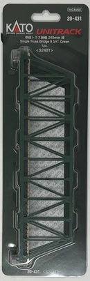 N 248mm 9-3/4" Truss Bridge, Green by Kato USA, Inc.