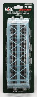 Kato 20-436 N 248mm 9-3/4" Double Track Truss Bridge, Lt Blue