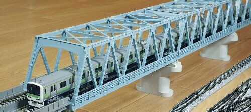 Kato 20-436 N 248mm 9-3/4" Double Track Truss Bridge, Lt Blue