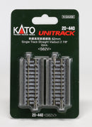 Kato USA, Inc. N 62mm 2-7/16" Straight Viaduct (2), KAT20440