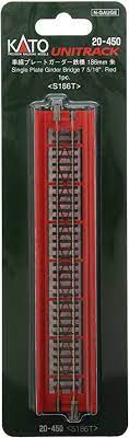 Kato KAT20450 N 186mm 7-5/16" Plate Girder Bridge, Red