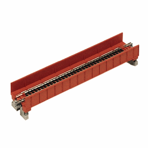 Kato KAT20450 N 186mm 7-5/16" Plate Girder Bridge, Red