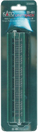Kato KAT20451 N 186mm 7-5/16" Plate Girder Bridge, Green