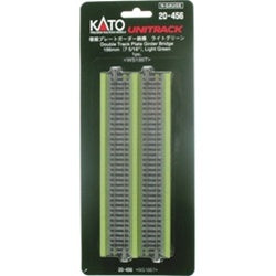Kato KAT20456 N 186mm 7-5/16" Double Plate Girder Bridge, Lt Grn