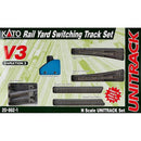 Kato USA Model Train Products V3 UNITRACK Rail Yard Switching Set