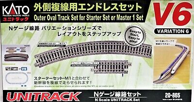 Kato USA Model Train Products V6 UNITRACK Outside Loop Track Set