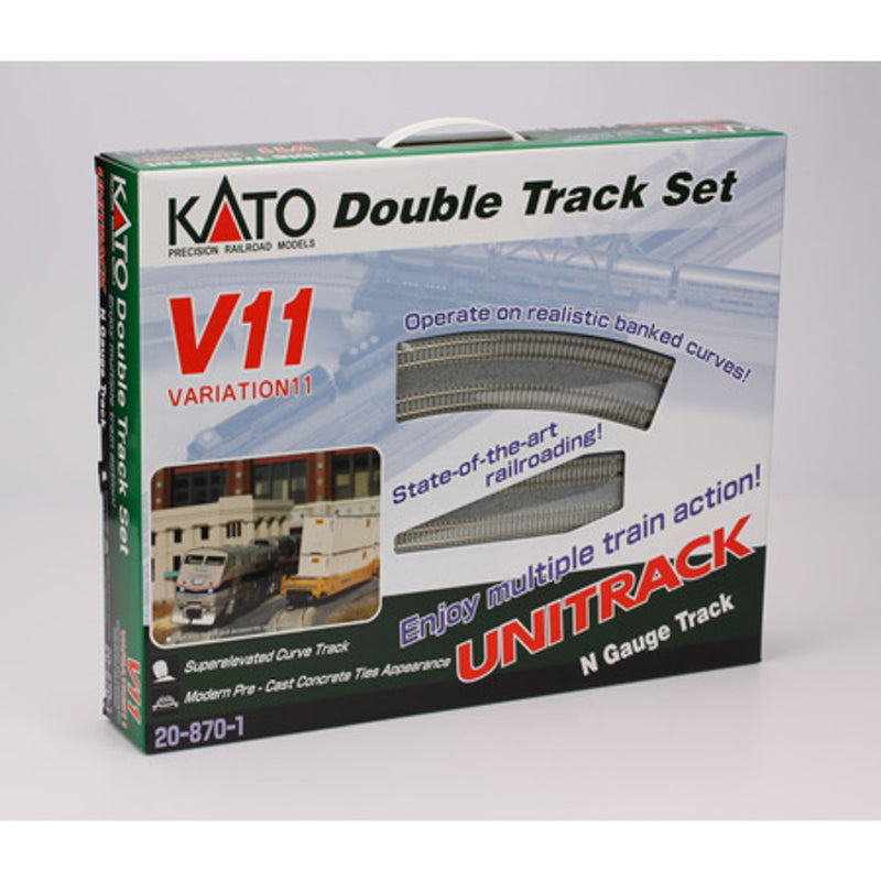 Kato USA Model Train Products V11 UNITRACK Double Track Set