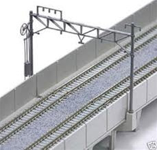 Kato KAT23061 N Catenary Poles, Double Track/Wide (10)