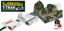 SubTerrain Lightweight Layout System T-TrakTM Straight Kit