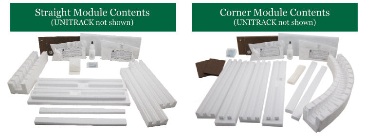 SubTerrain Lightweight Layout System T-TrakTM Straight Kit