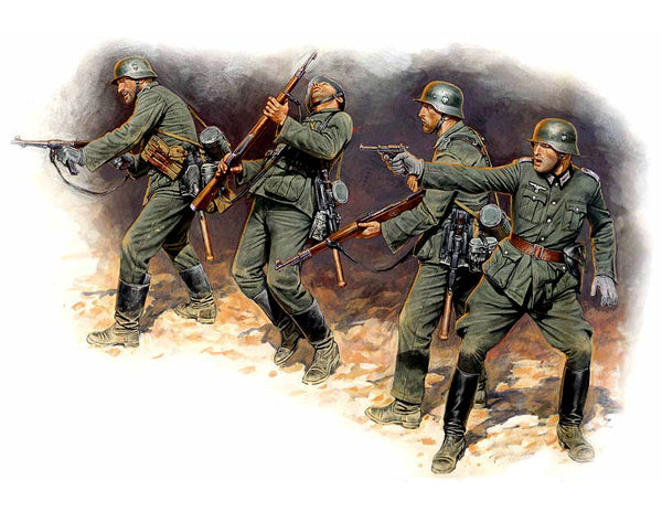 German Infantry in Action Eastern Front 1941