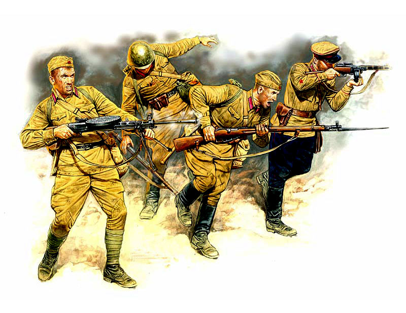 Soviet Infantry in Action Eastern Front 1941
