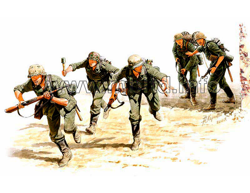 German Signals Personnel Stalingrad Summer 1942 Plastic Model Kit