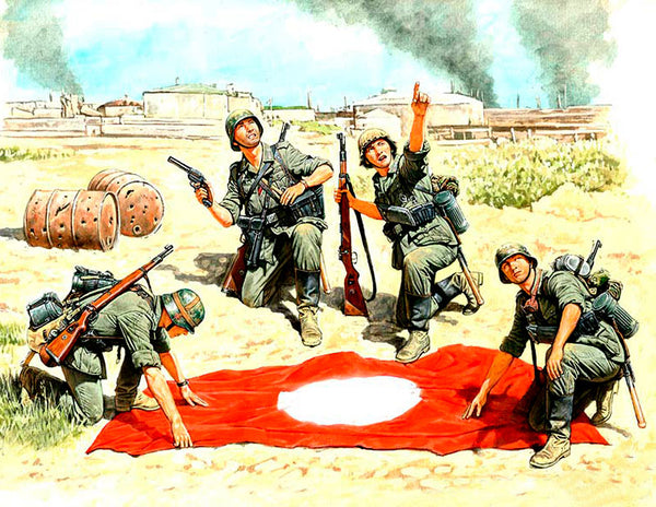 Stukas Flying! German Infantry Stalingrad Summer 1942 Plastic Model Kit