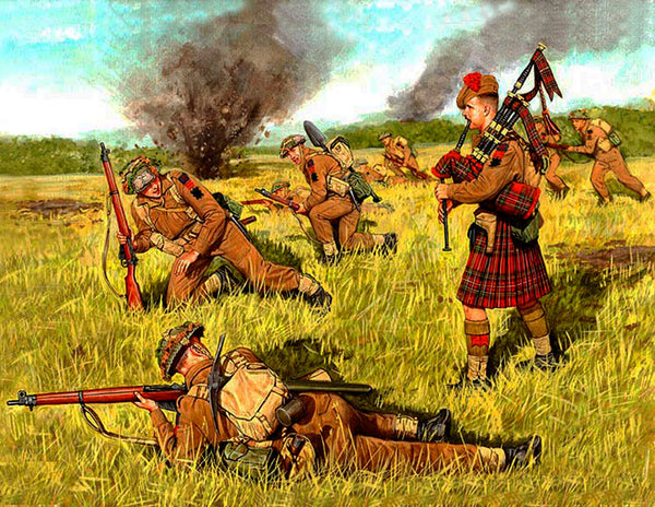 Scotland The Brave! Plastic Model Kit