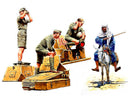 German Tankmen (x3) & Donkey w/Rider Afrika Korps