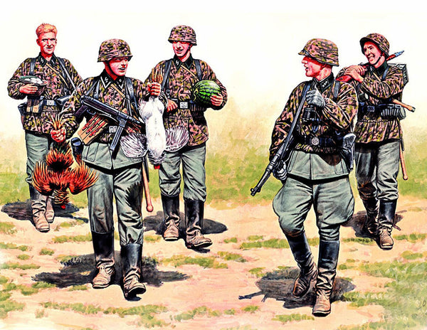 WWII German Elite Infantry Eastern Front (x5)