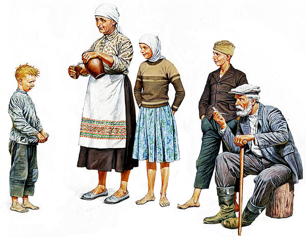 WWII Peasants Eastern Region Kit (x5)