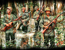 WWII USMC in Jungle (x4)