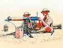 WWII Vickers Machine Gun Team (x4) w/Gun