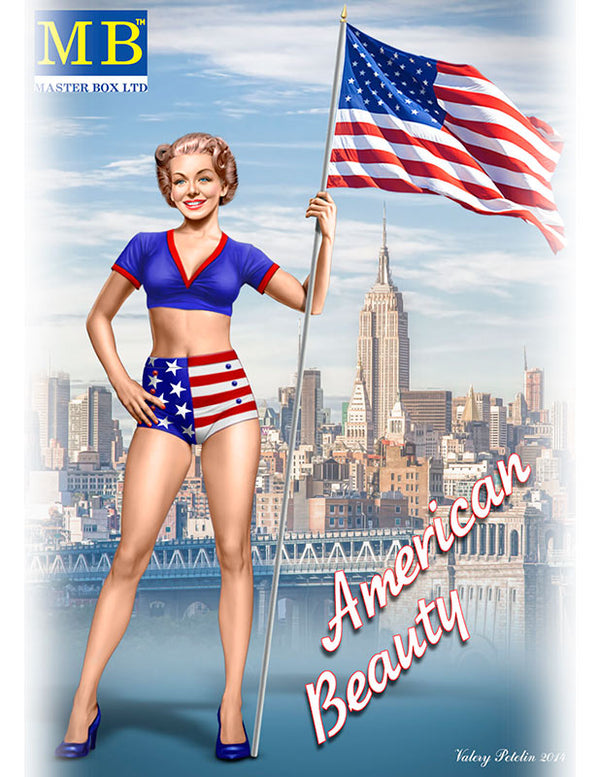 Betty American Beauty Pin