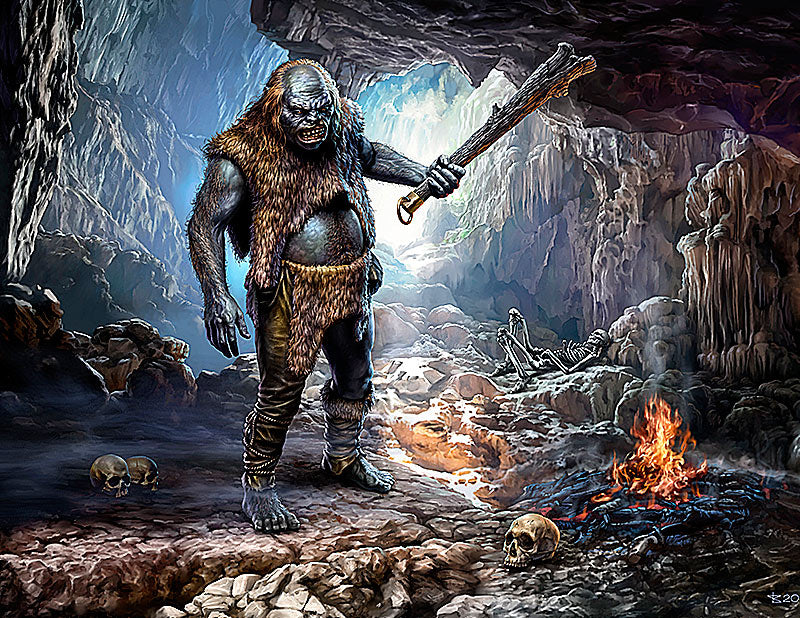 World of Fantasy Giant Bergtroll